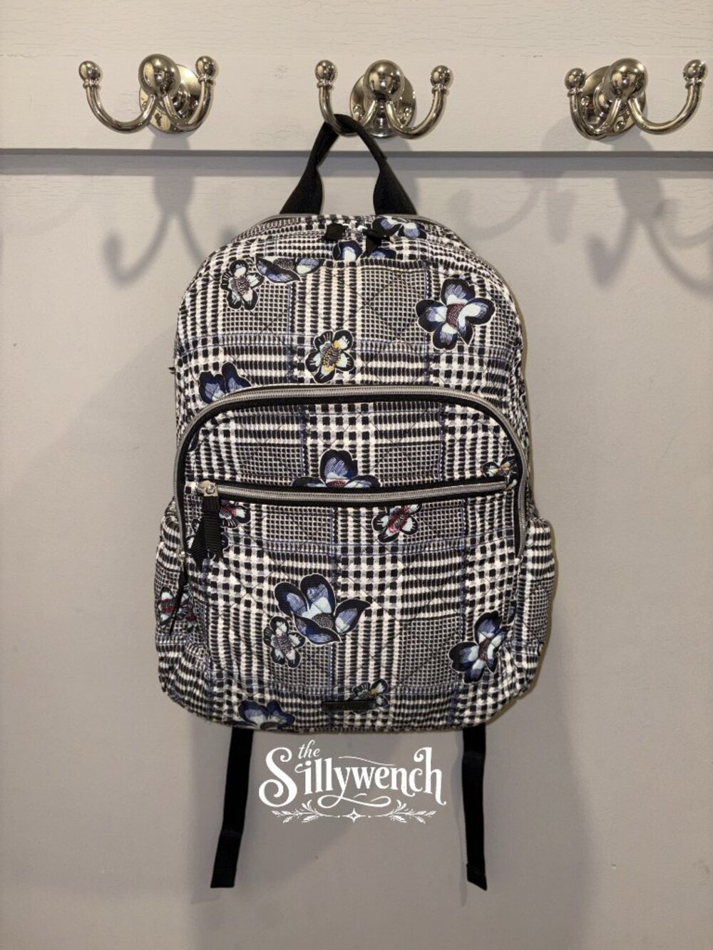 Vera Bradley Bedford Plaid Campus Backpack in Performance Twill